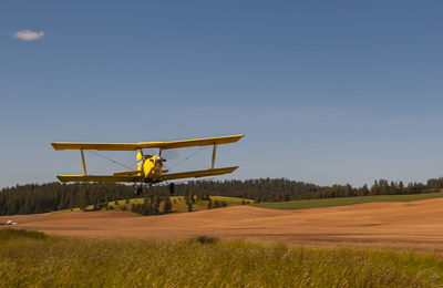 Crop duster lift off