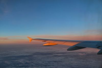 Scenic view of sky at sunset