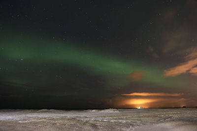 Scenic view of sky at night