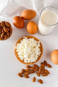 Close-up of food on table