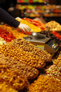 Close-up of food for sale at market stall