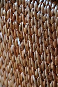 Full frame shot of wicker basket