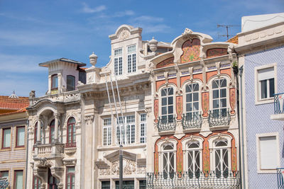 Low angle view of building against sky