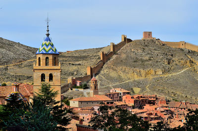 Albarracín, teruel, spain. a beautiful middle age town with well preserved old buildings.