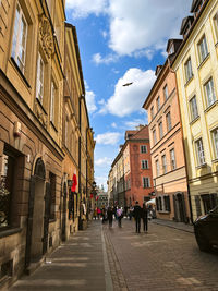 Street amidst buildings in city