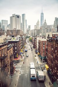 Traffic on city street