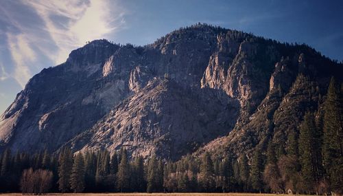 Scenic view of mountain against sky