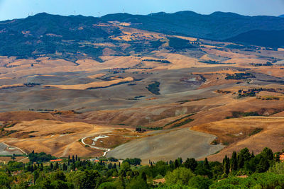 High angle view of landscape