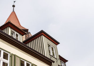 Low angle view of building against sky