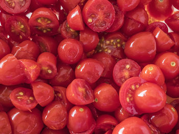 Full frame shot of strawberries