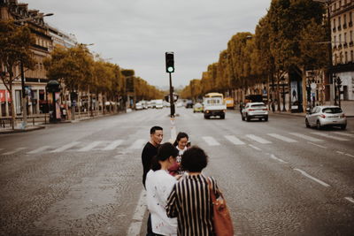 People on city street