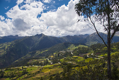 The hills above tarma, junin, peru, south america