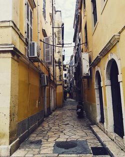 Narrow alley in town