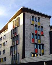 Low angle view of building against sky