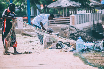 Man working