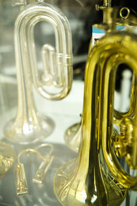 Close-up of wine in glass