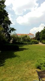 Built structure with trees in background