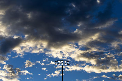 Low angle view of dramatic sky