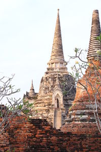 Low angle view of a temple