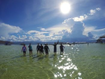 People on beach