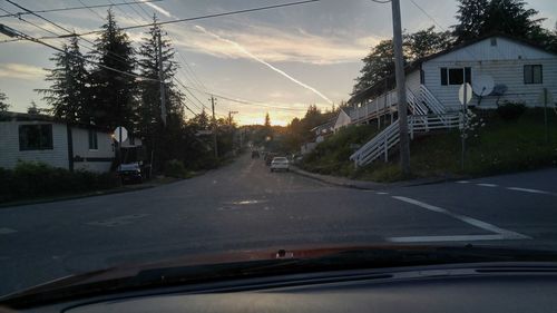 Cars on road