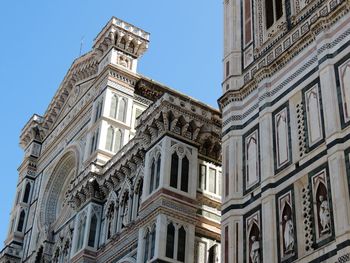 Low angle view of historic building against sky