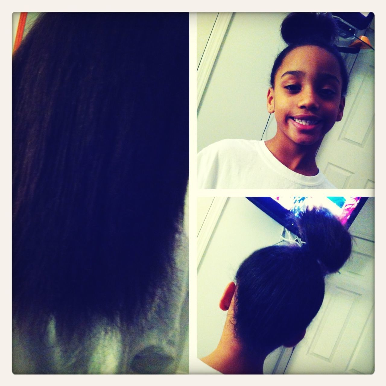 She Wanted Me To Straighten Her Hair (: