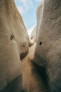 Close-up of rock formation