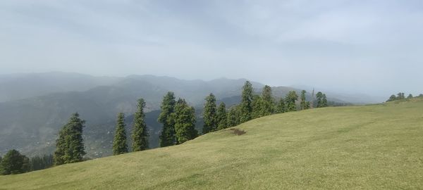 Panoramic view of landscape against sky