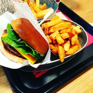 Close-up of food on plate