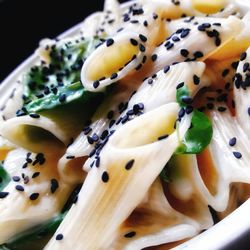 Close-up of pasta in bowl