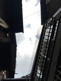 Low angle view of buildings against sky