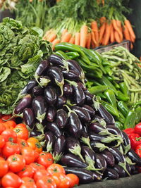 Close-up of fruits for sale in market