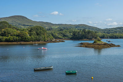 Glengarriff, west cork, ireland - august 28 2021 stunning irish town during the summer