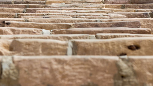 Full frame shot of firewood