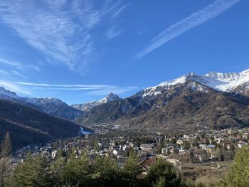 Panoramic view of bardonecchia