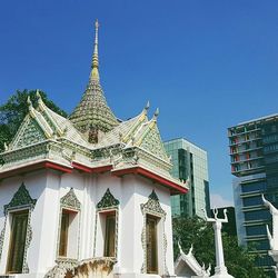 Low angle view of built structure