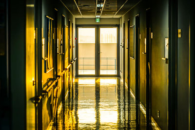 Interior of building