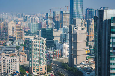 Modern buildings in city