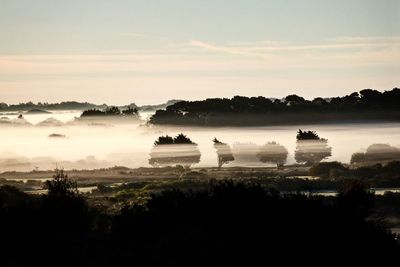 Panoramic view of landscape against sky