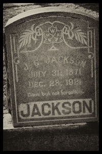 Close-up of text on wall