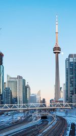 The moon and the cn tower 