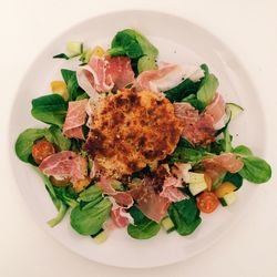 Close-up of salad in plate