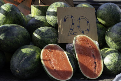 Watermelon fresh from the garden at affordable prices