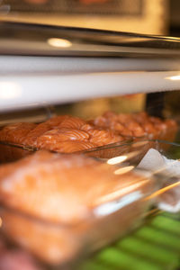 Close-up of bread on table