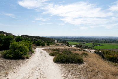 Scenic view of landscape against sky