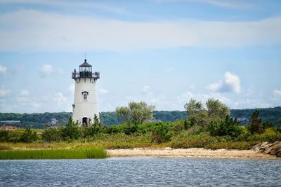 Edgartown's lighthouse at martha's vineyard