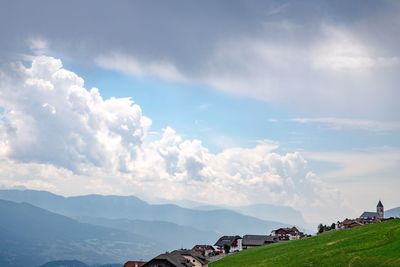 Panoramic view of landscape against sky