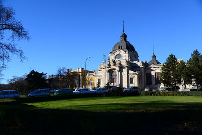 View of building against clear sky