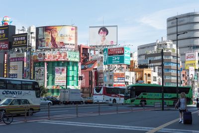 View of buildings in city